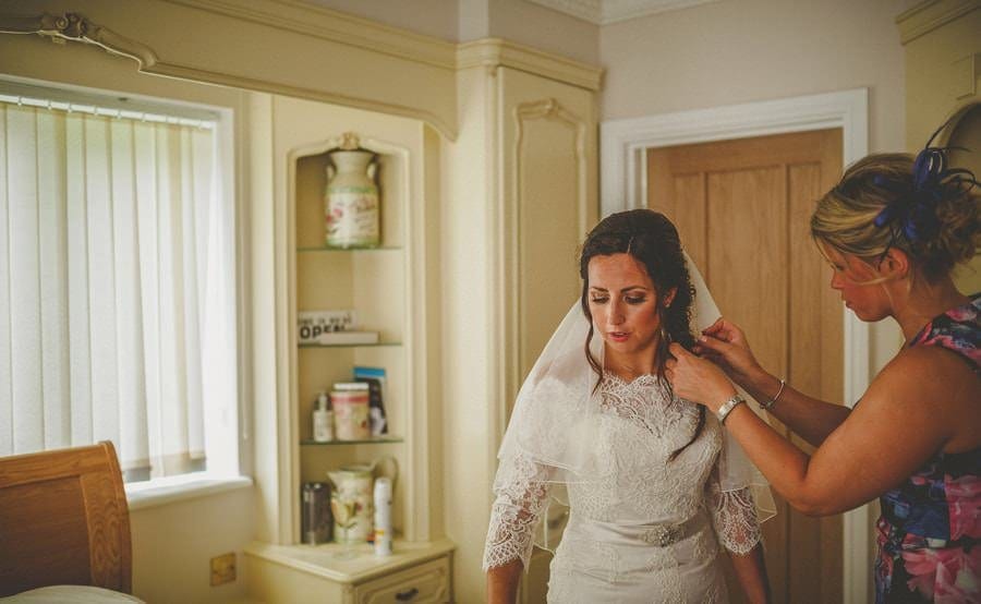 The bride and a friend