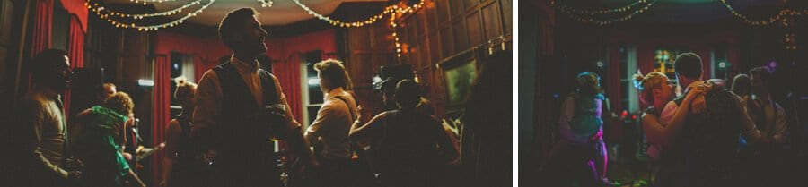 A man stands on the dancefloor