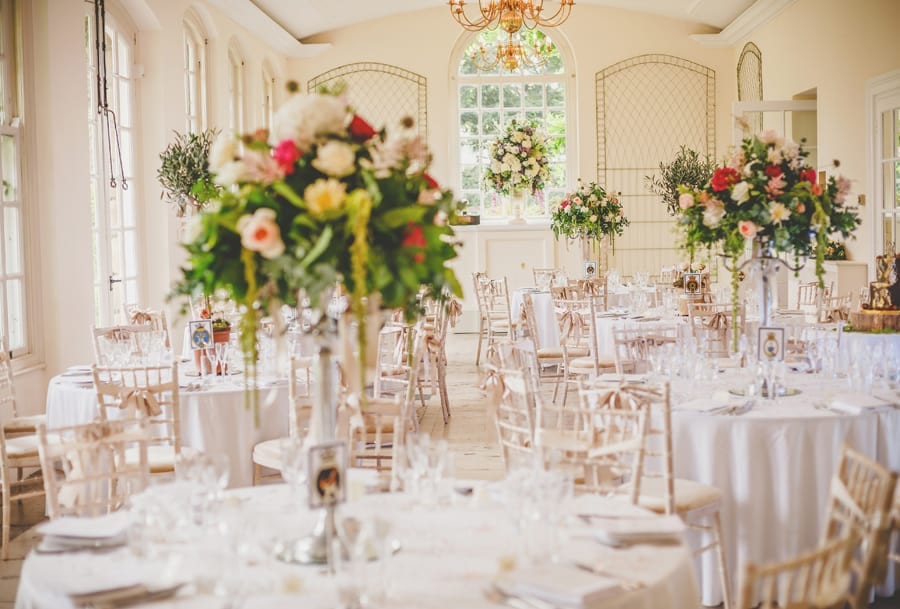 A wedding table at a Clifton wedding venue