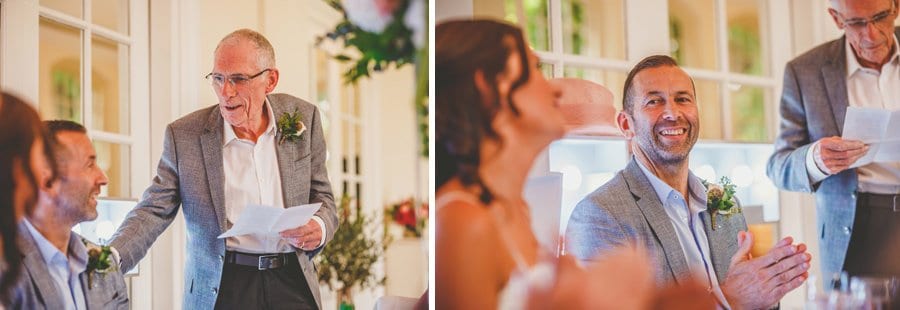 The bride's father's speech