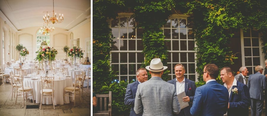 The wedding table at Goldney Hall