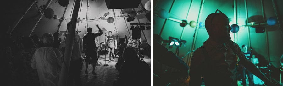 Wedding guests on the dancefloor