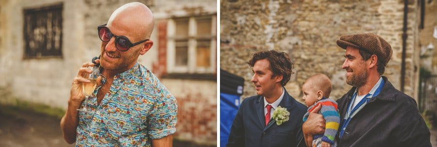 Guests arriving at Silk Mill Studios in Frome, Somerset