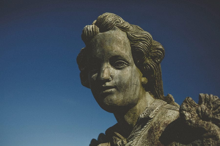 A statue in the gardens at Micklefield Hall