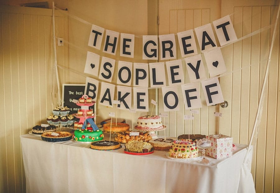 Home made cakes on a table at Sopley Mill