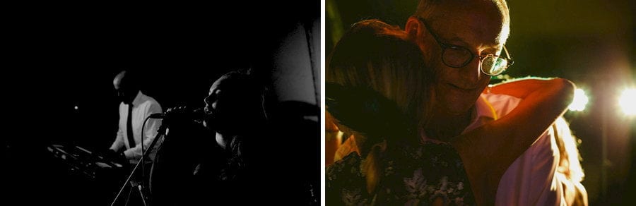 Dancing in the tipi with friends and family