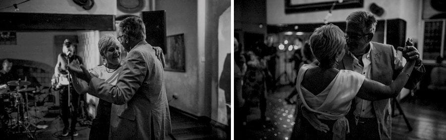A lady dances with her friend on the dancefloor at Voewood House