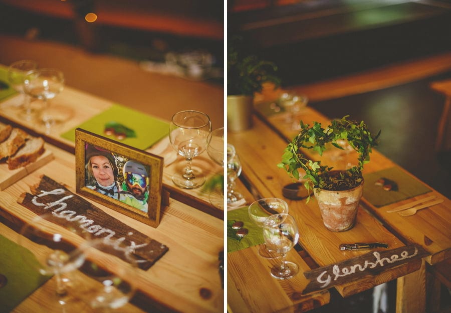 Wedding decorations in the tipi