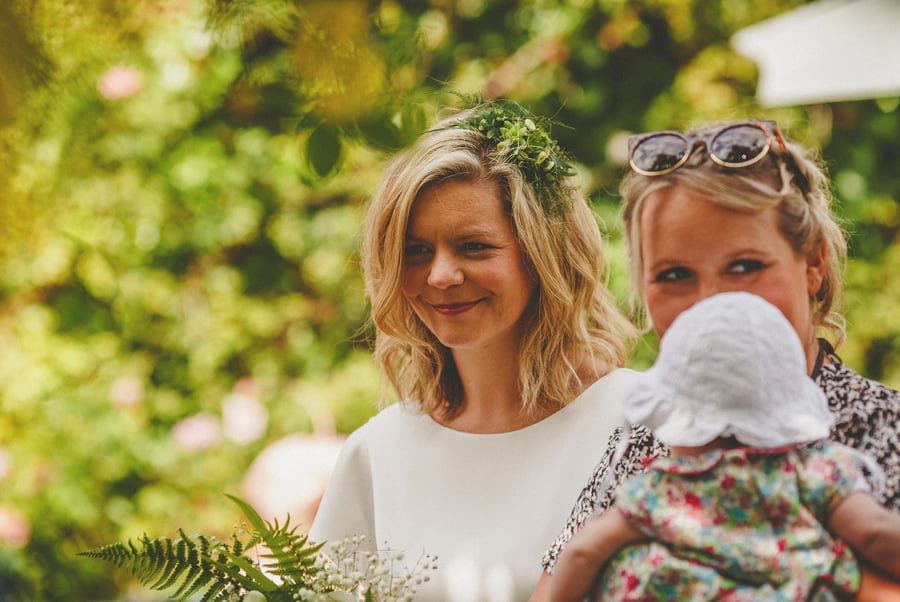 The bride with one of her friends