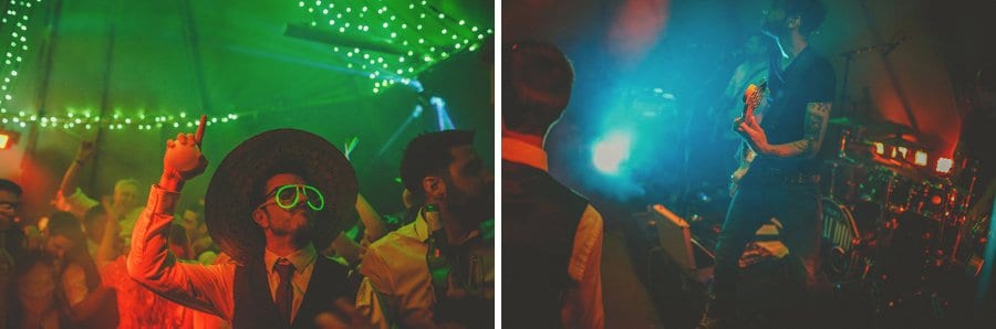 Wedding guests on the dancefloor