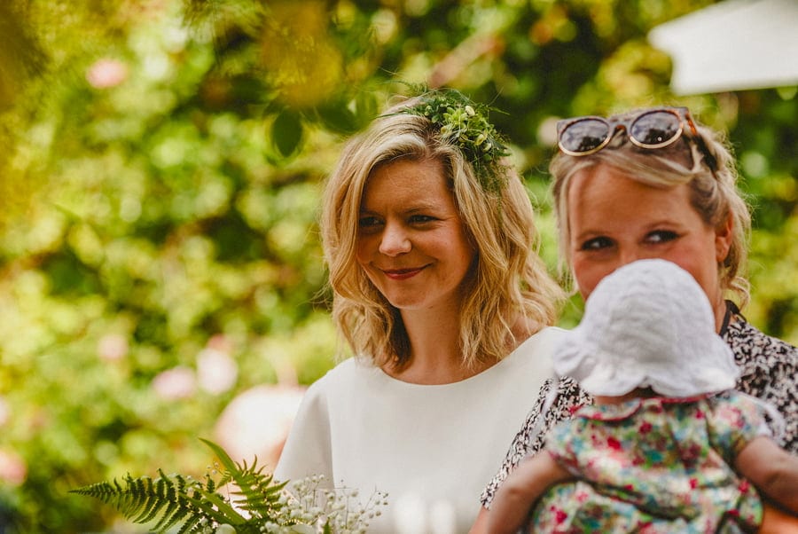 The bride with one of her friends