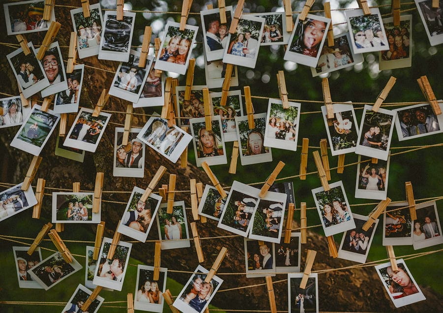 The wedding polariods