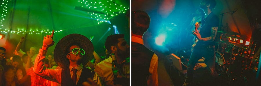 Wedding guests on the dancefloor
